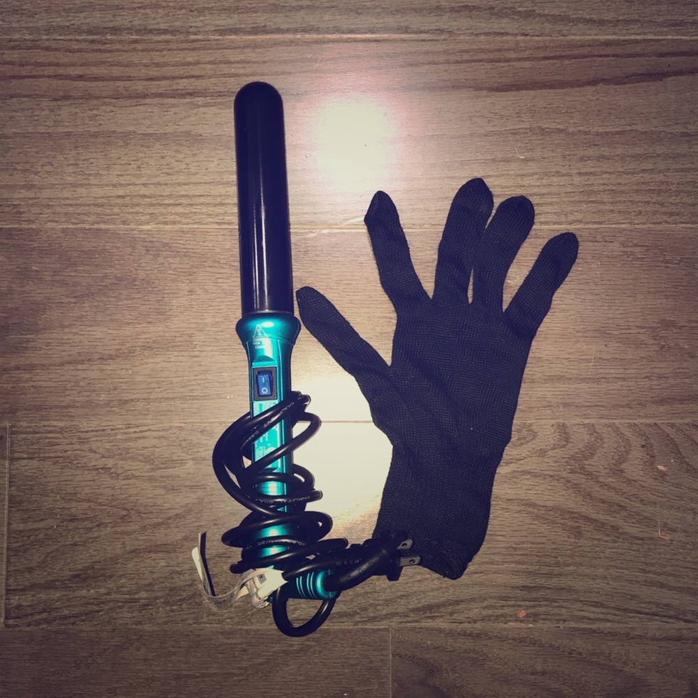 NUME CLASSIC CURLING WAND w/ HEAT RESISTANT GLOVE